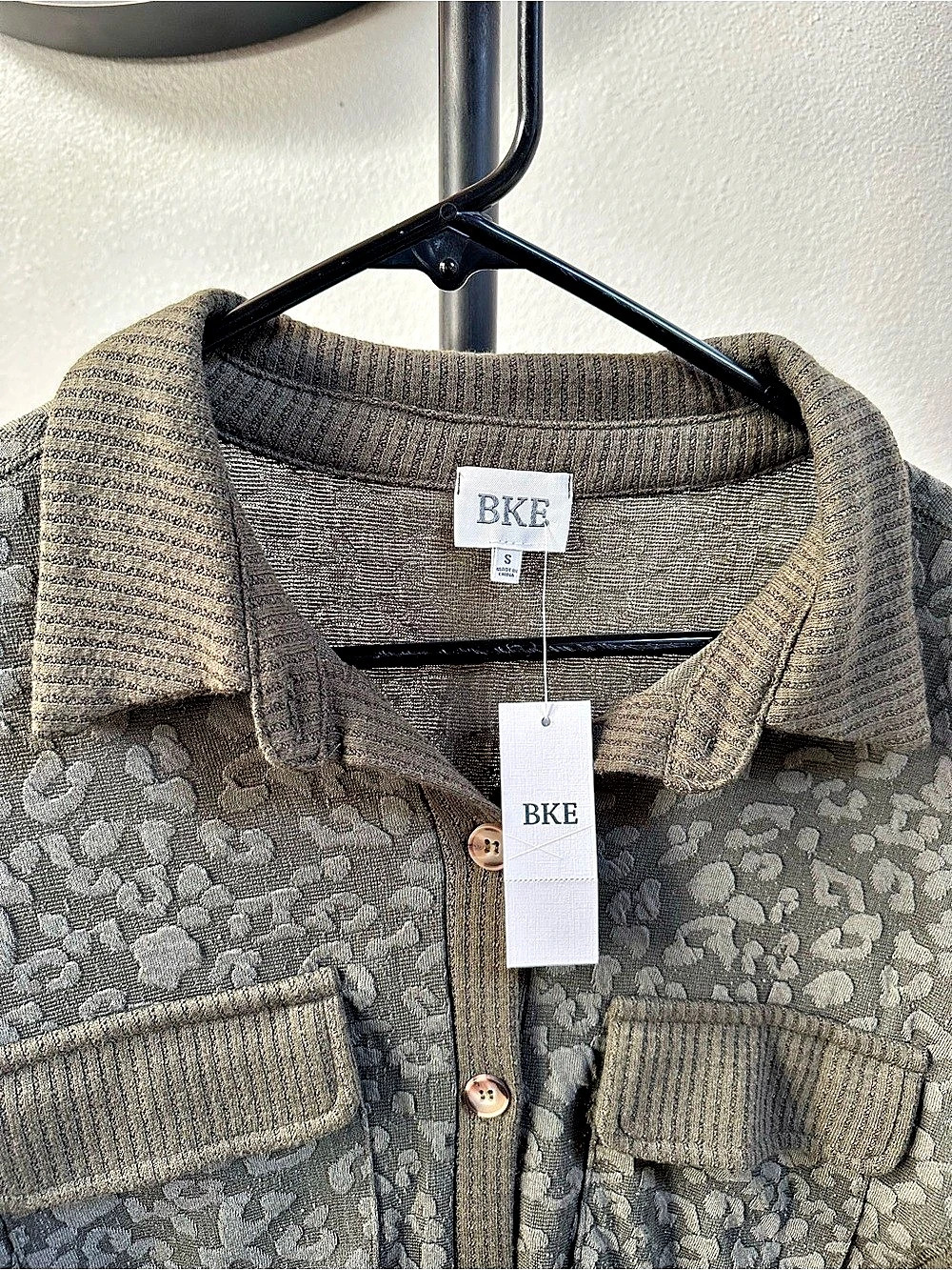 BKE Women'Small Utility Jacket Olive Size Small NWT